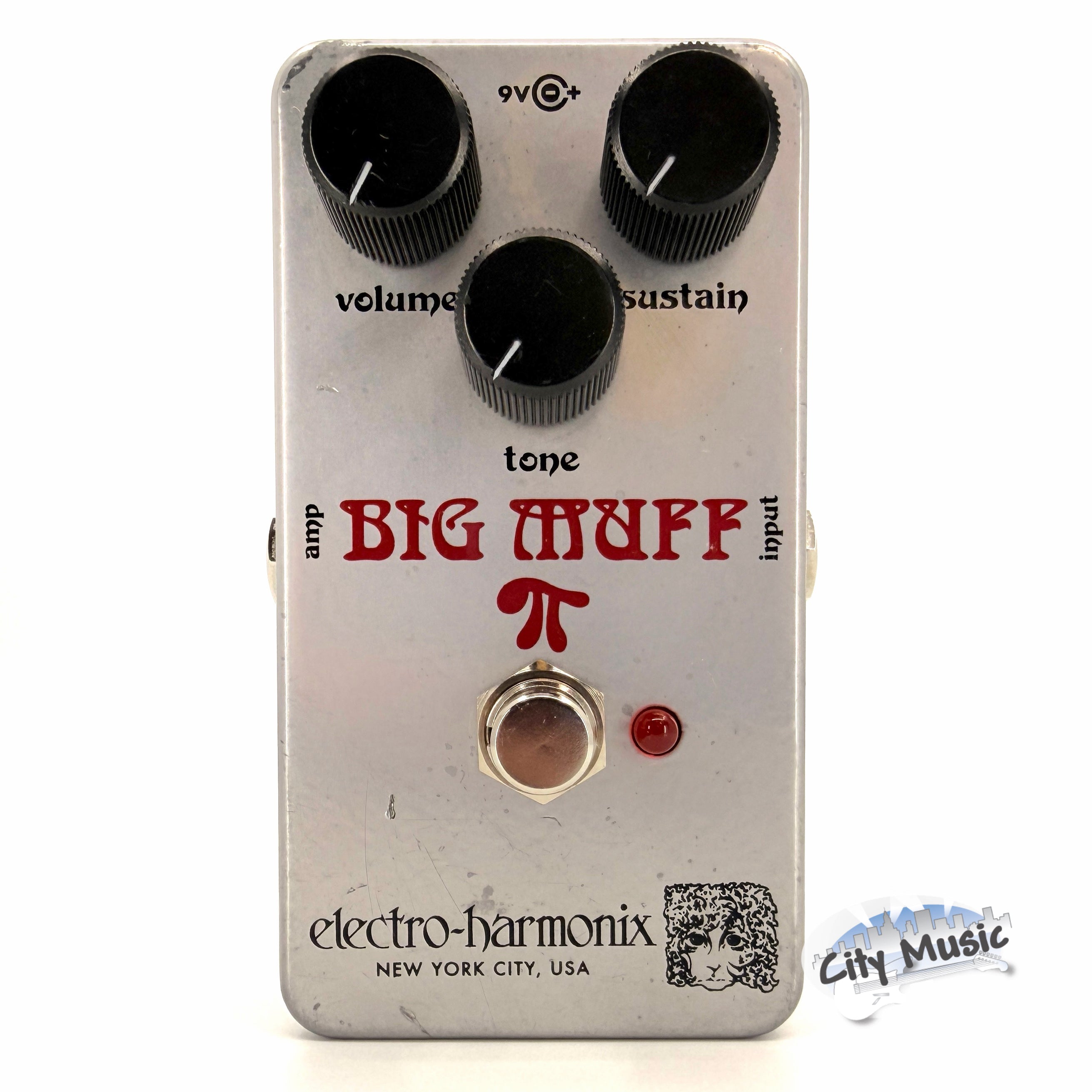 Used Electro-Harmonix EHX Nano Rams Head Big Muff Pi Distortion Pedal ♪
