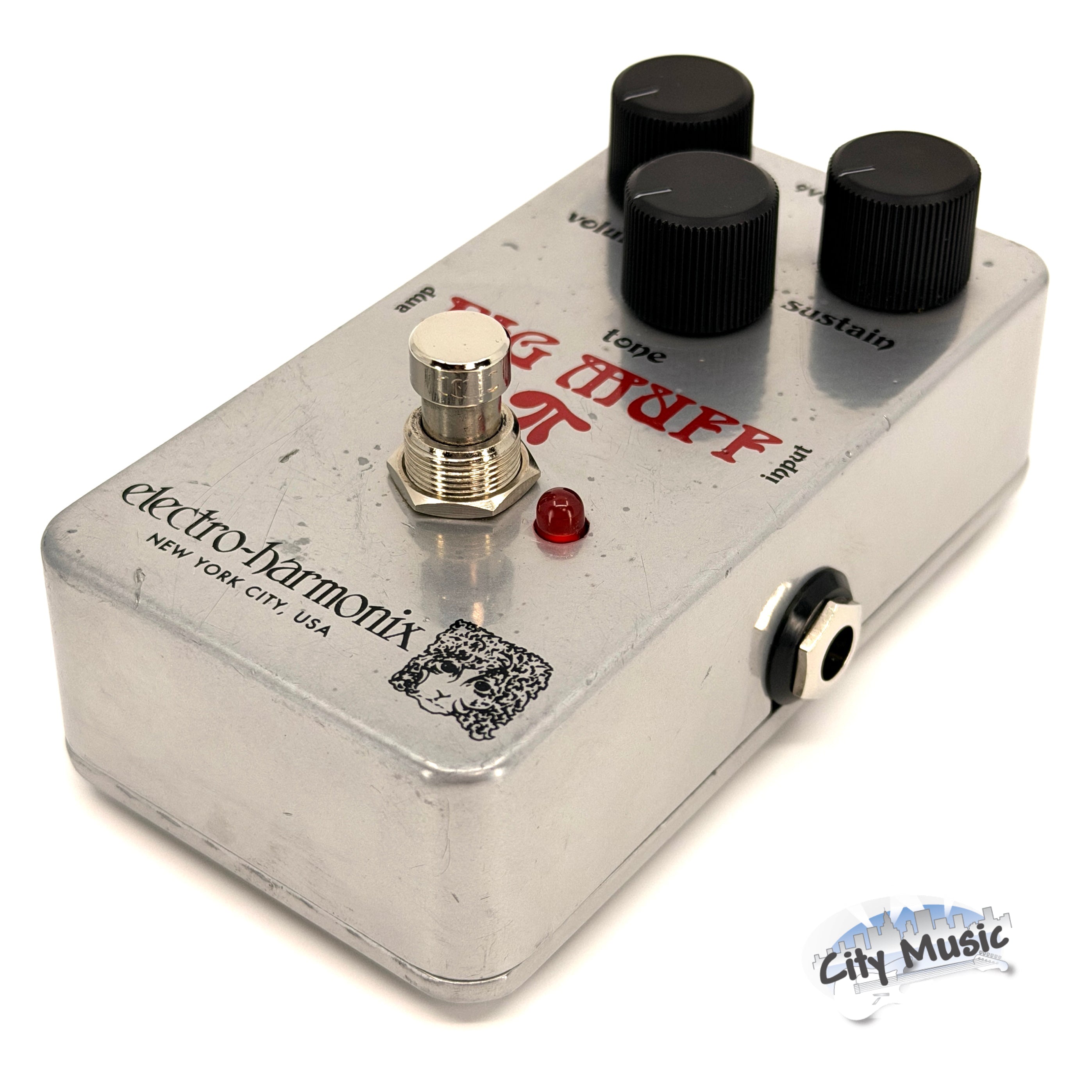 Used Electro-Harmonix EHX Nano Rams Head Big Muff Pi Distortion Pedal ♪
