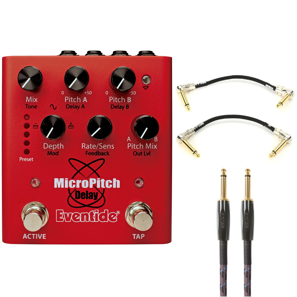 Eventide MicroPitch Delay pedal - red front control panel
