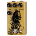 Walrus Audio Iron Horse LM308 V3 distortion pedal gold — used, top view