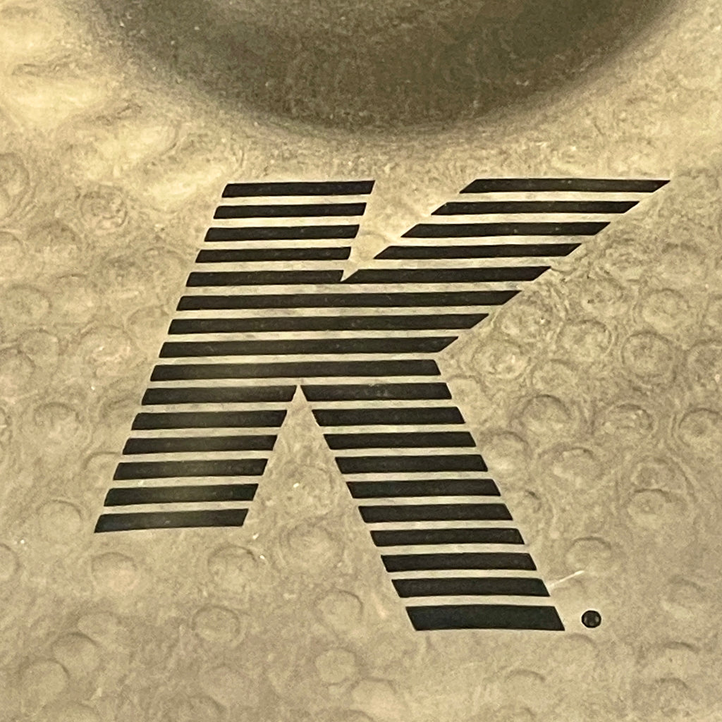 Zildjian K0997 K Custom Session Ride - hammering pattern detail