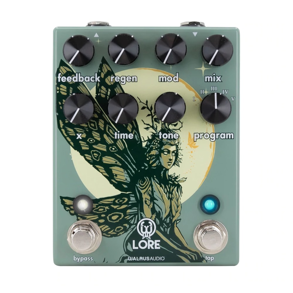 New Walrus Audio Lore Reverse Soundscape Generator Guitar Effects Pedal - Green