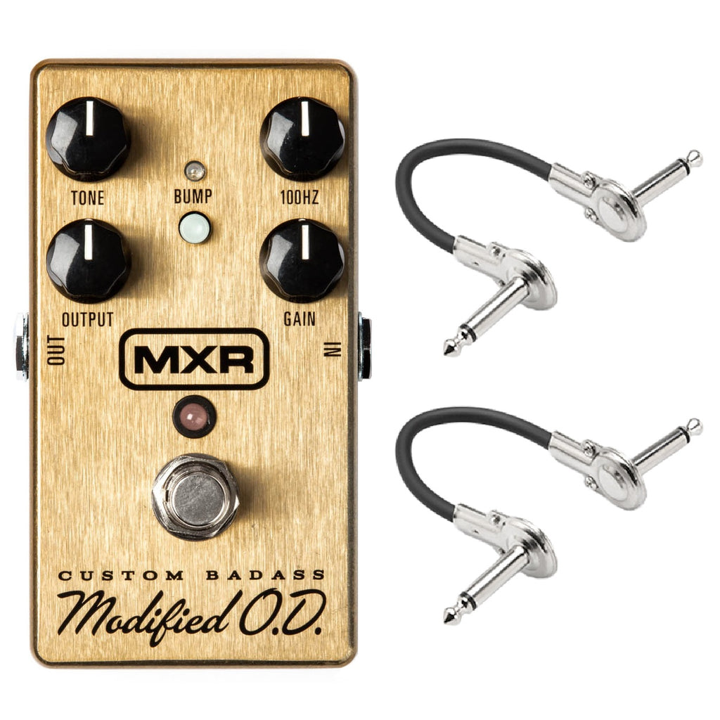 MXR M77 Custom Badass Modified Overdrive pedal - front angle