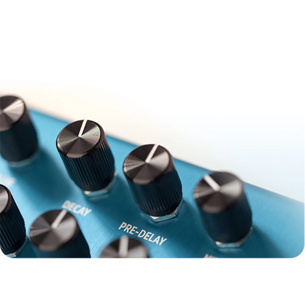 Strymon BigSky reverb pedal — rear panel jacks view