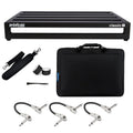 Pedaltrain Classic 3 pedal board with soft case, strap, hook-and-loop and patch cables