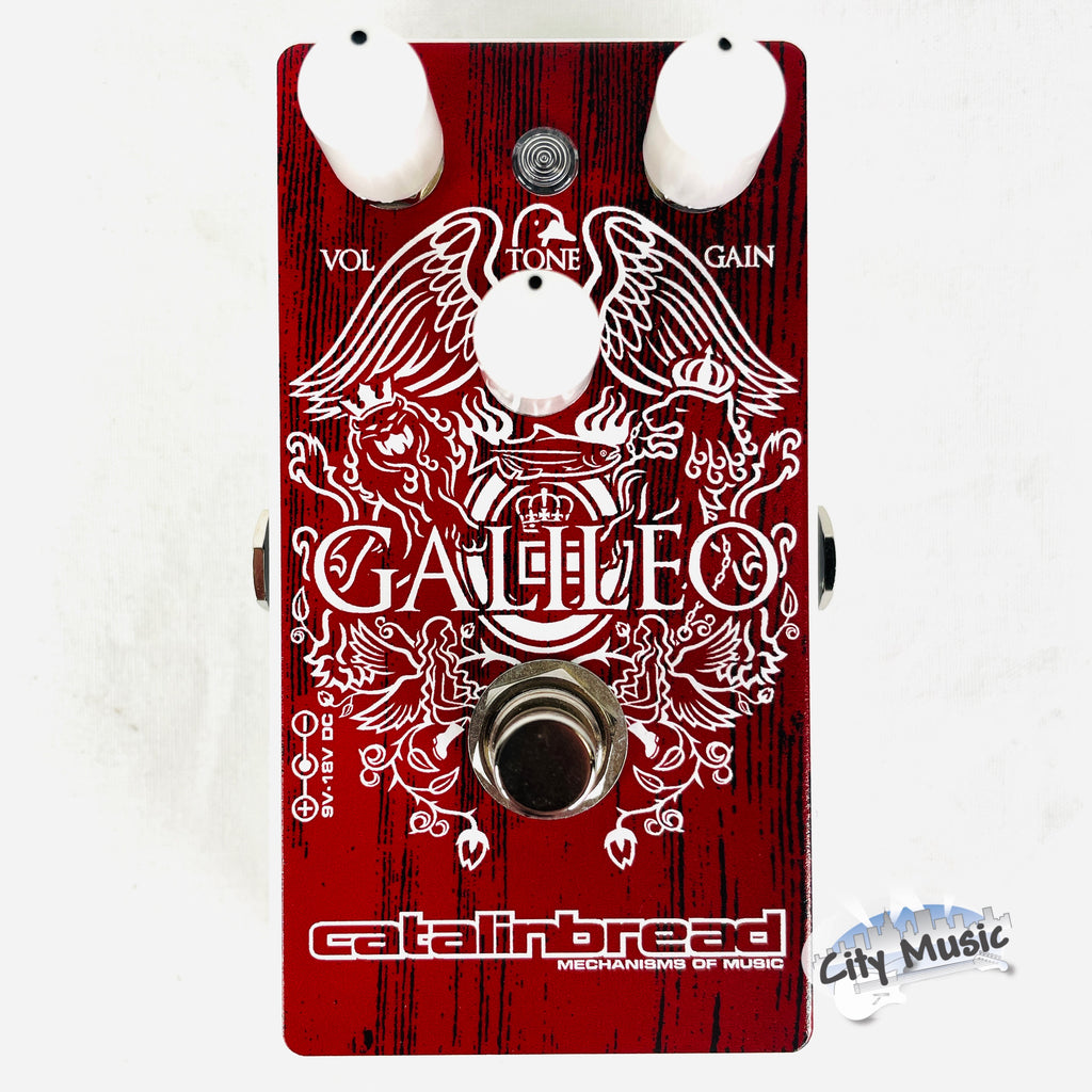 Used Catalinbread Galileo Red Special Ltd Ed Overdrive Treble Boost Guitar Pedal ♫