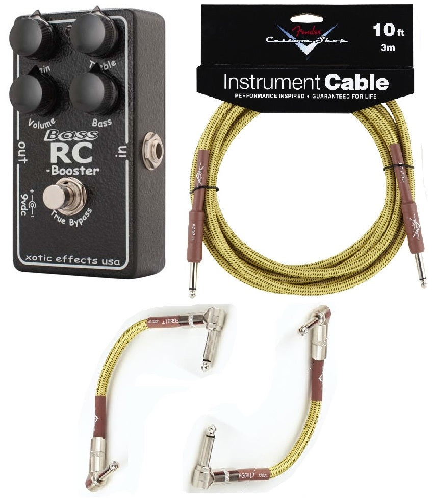 New Xotic Effects Bass RC Booster V2 Bass Guitar Effects Pedal!