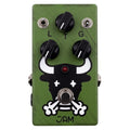 JAM Pedals Octaurus green octave fuzz pedal — front view with bull graphic
