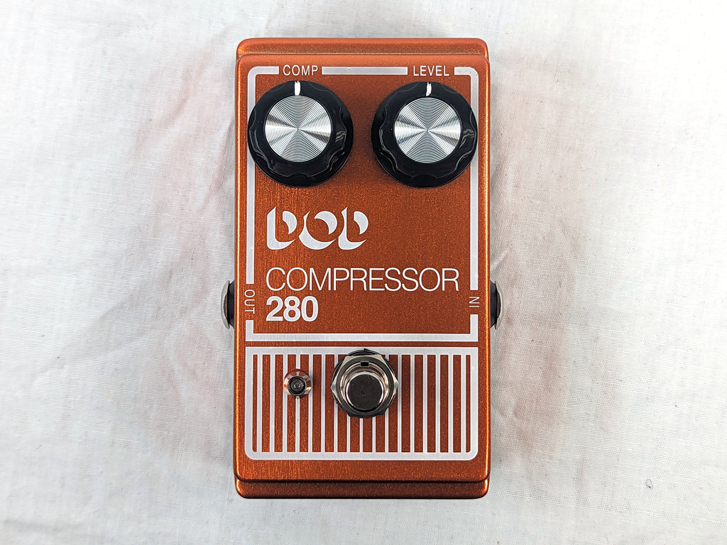 DOD Compressor 280 pedal - used angled view