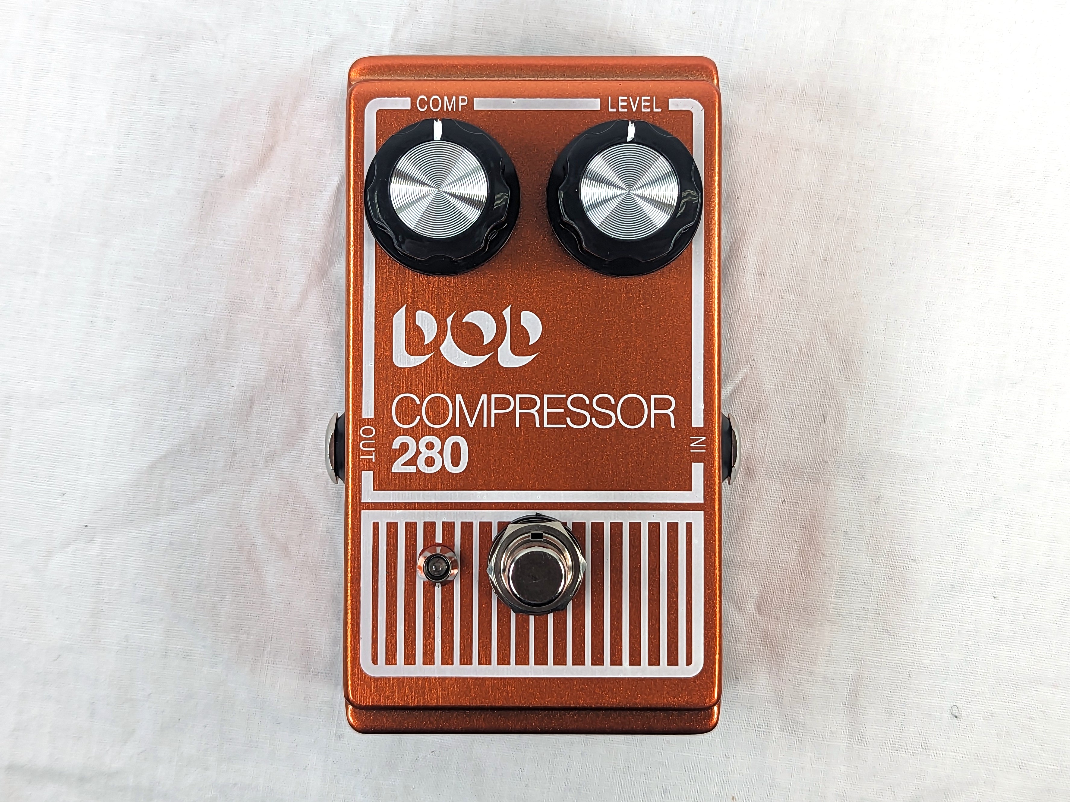 DOD Compressor 280 pedal - used angled view