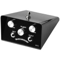 British Pedal Company Buzzaround fuzz pedal — front view, three control knobs