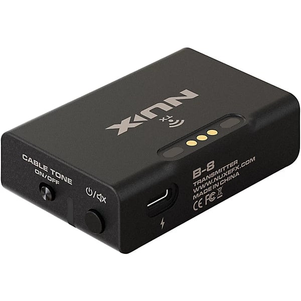 NUX B-8 wireless system — onboard tuner screen view