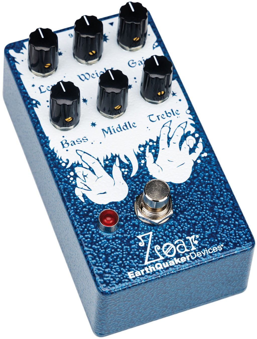 EarthQuaker Devices Zoar distortion pedal — side view