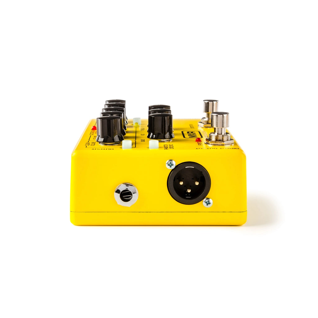 MXR M80 Bass DI+ Distortion pedal footswitches detail