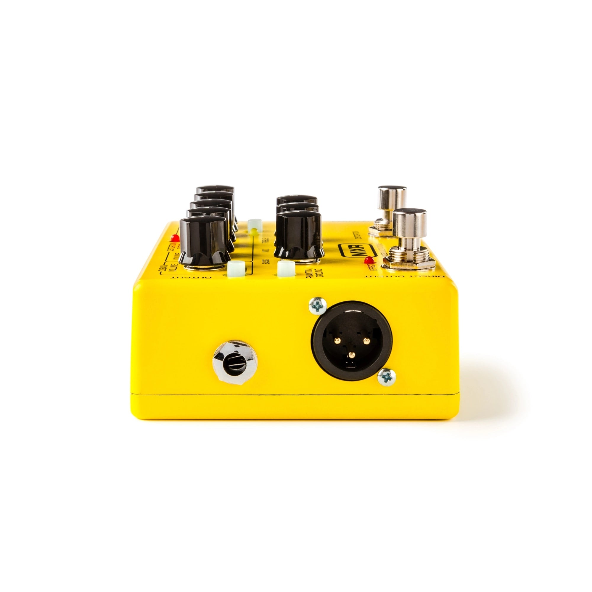 MXR M80 Bass DI+ Distortion pedal footswitches detail