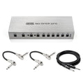 MXR M242 Iso-Brick Pro power supply — silver unit with included cables