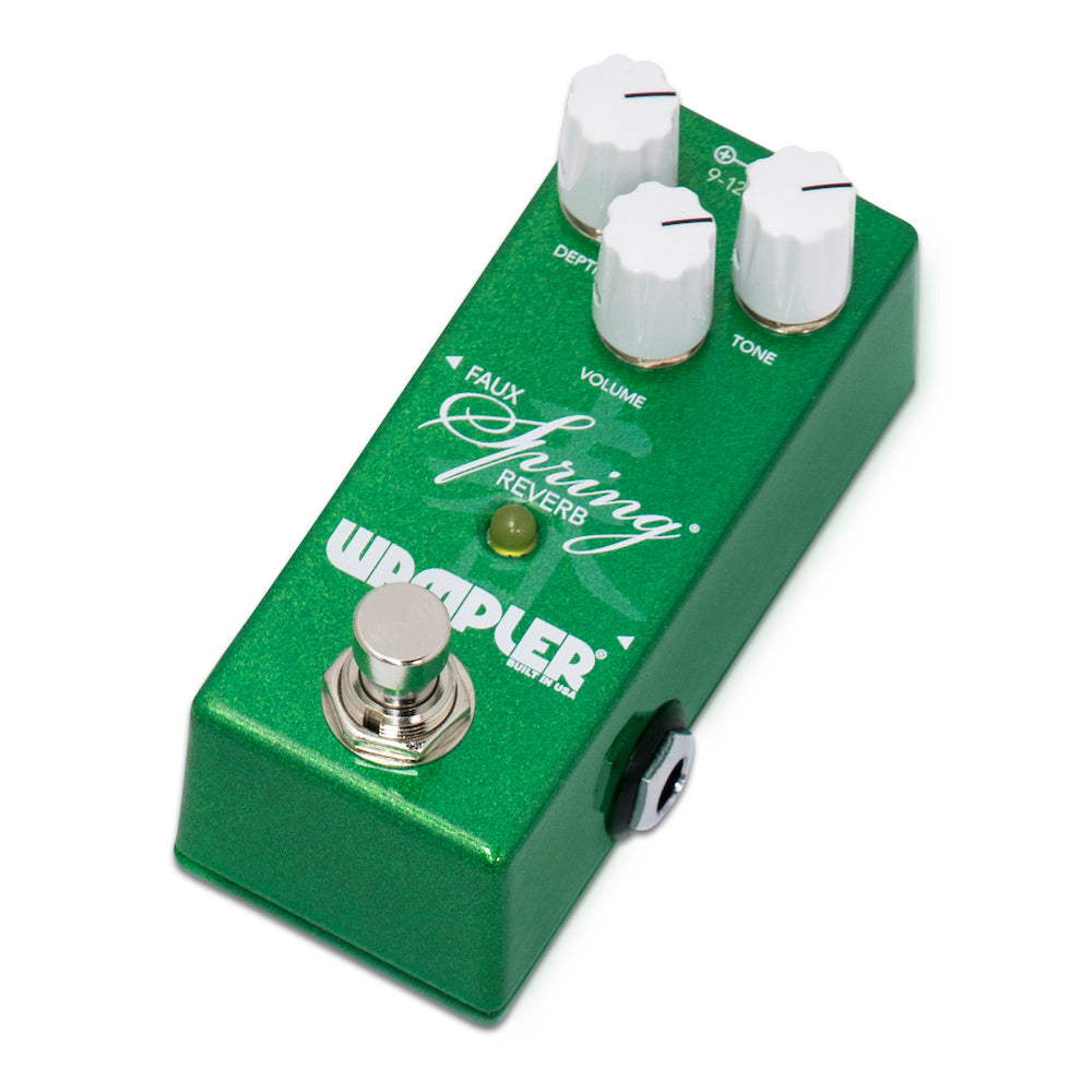 Wampler Mini Faux Spring Reverb pedal — rear input jacks