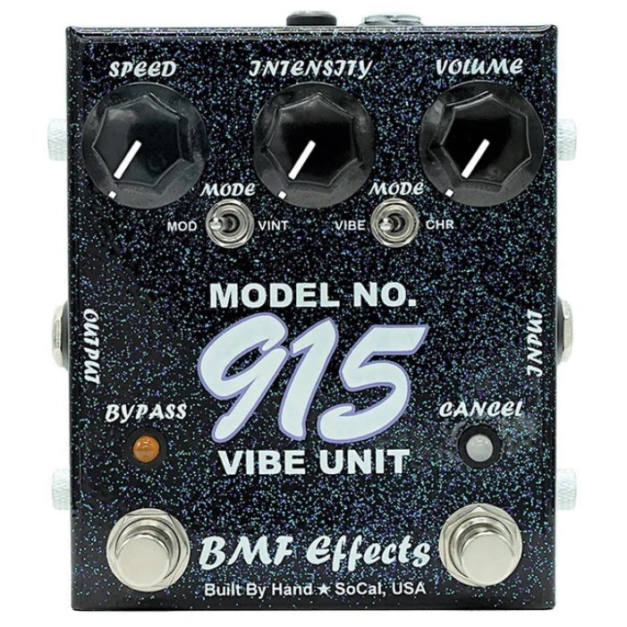 BMF Effects Model No. 915 Vibe Unit pedal angled view