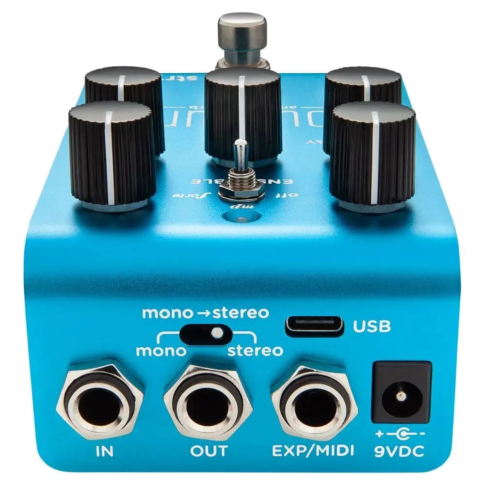 Strymon Cloudburst reverb pedal — angled product view