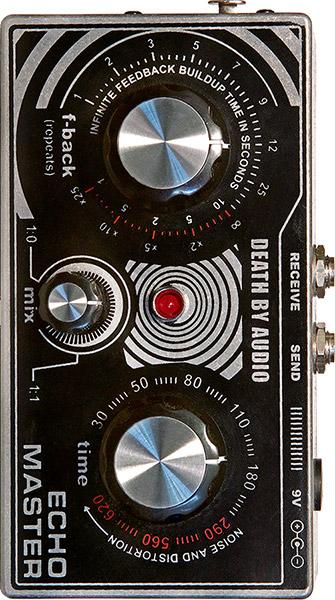 Death By Audio Echo Master vocal delay pedal — side jacks