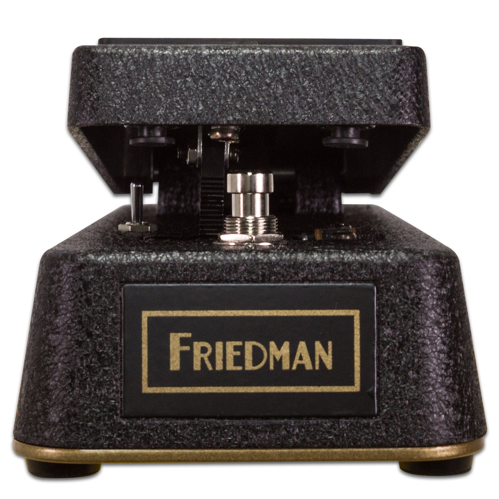 Friedman Gold-72 No More Tears wah pedal — angled view