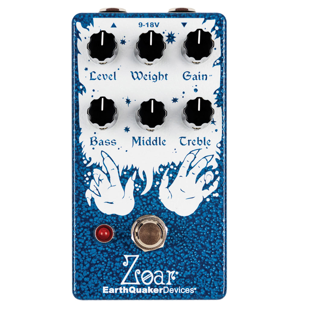 EarthQuaker Devices Zoar distortion pedal — front view