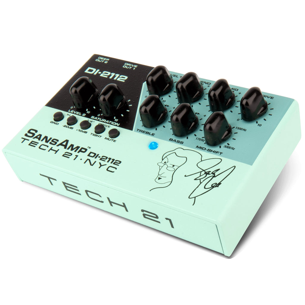 Used Tech 21 Geddy Lee Signature DI 2112 SansAmp Bass Parallel Preamp Pedal