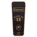 Friedman Gold-72 No More Tears wah pedal — black underside with gold logo