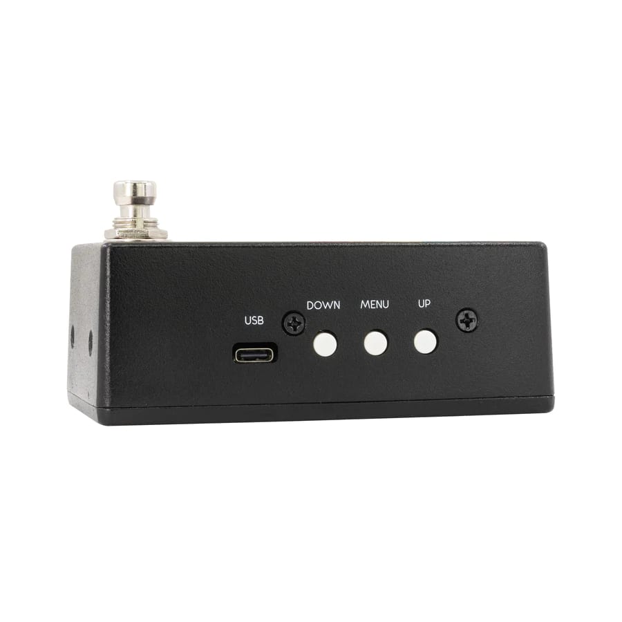 Walrus Audio Canvas Tuner — bypass switch close-up