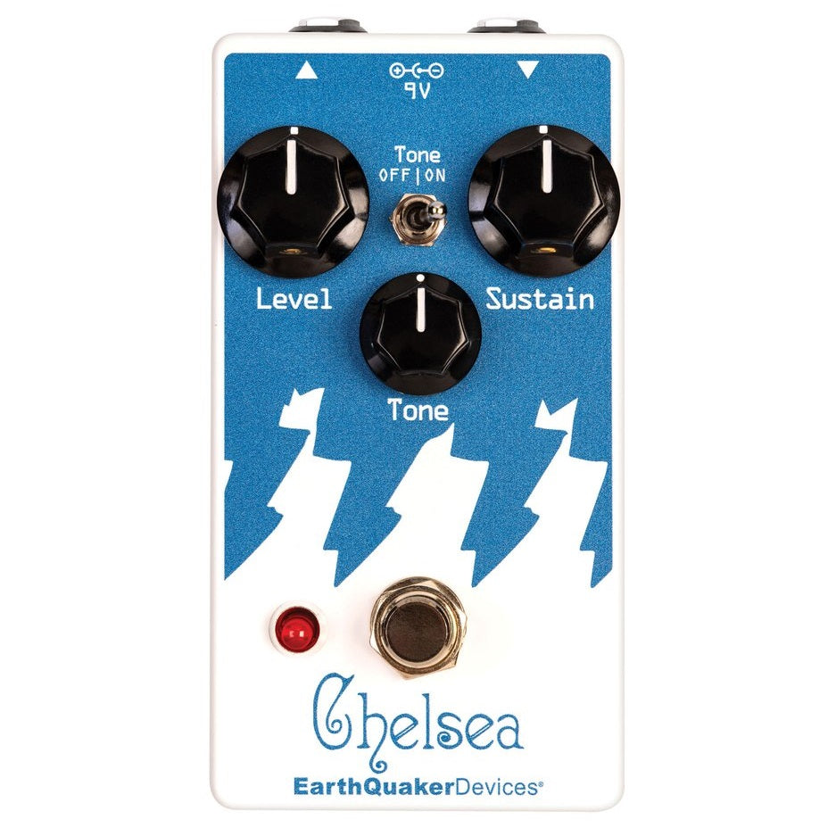 EarthQuaker Devices Chelsea fuzz pedal — control detail