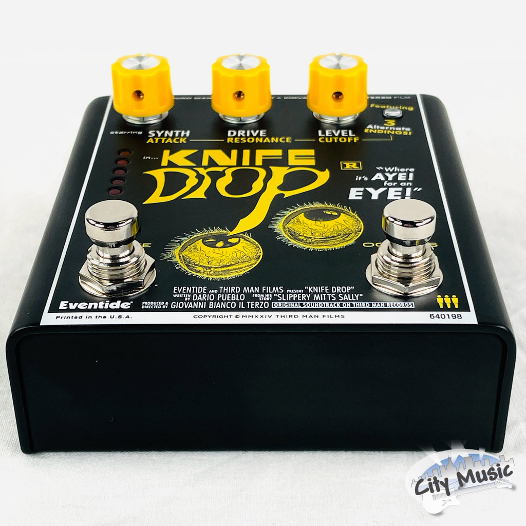 Used Eventide Knife Drop Sub-Octave Fuzz Synth Guitar Effects Pedal ♫