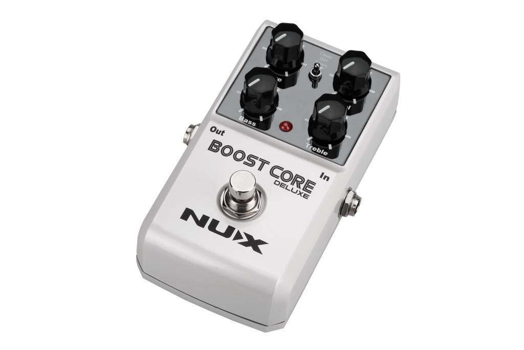 NUX Boost Core Deluxe boost pedal mode diagram
