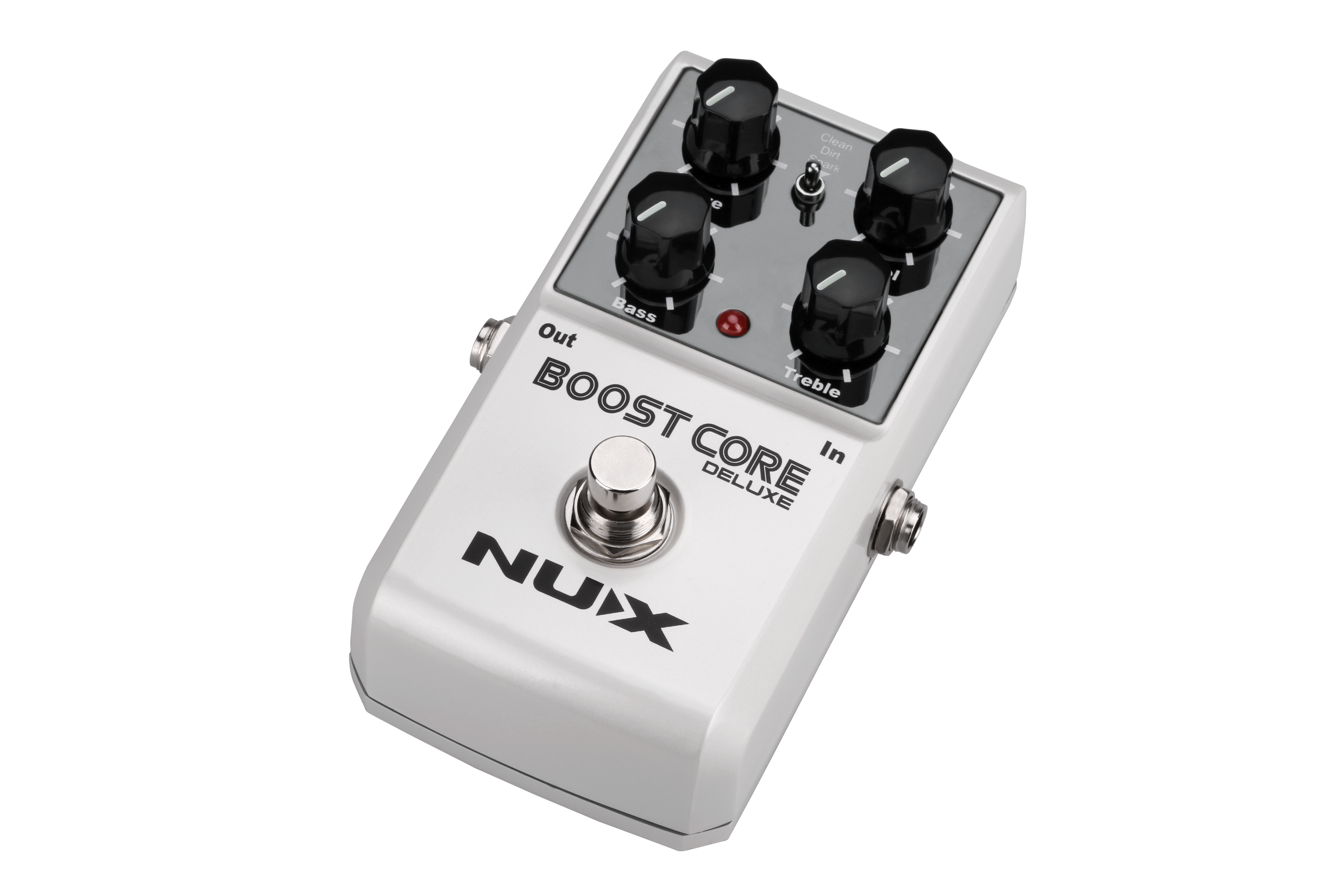 NUX Boost Core Deluxe boost pedal mode diagram