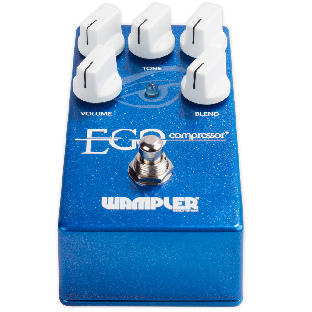 Wampler Ego Compressor pedal — input and output jacks