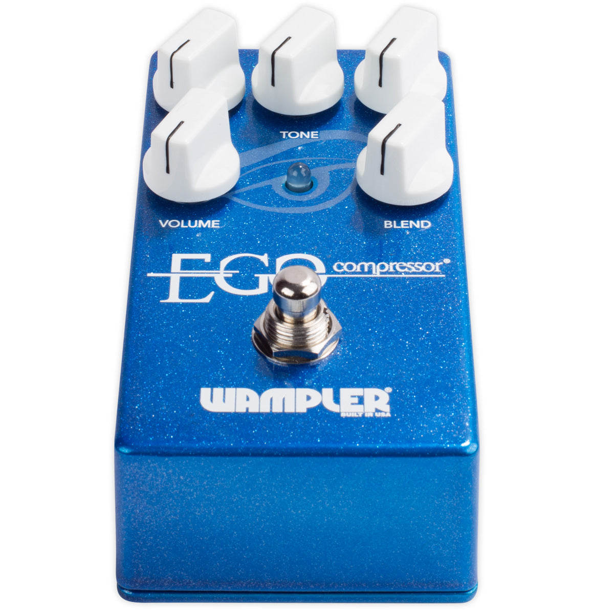 Wampler Ego Compressor pedal — input and output jacks
