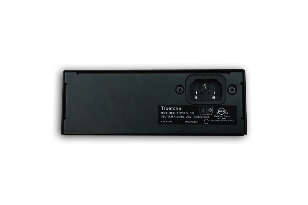 Truetone 1 SPOT Pro CS7 power supply — output jacks and voltage labels
