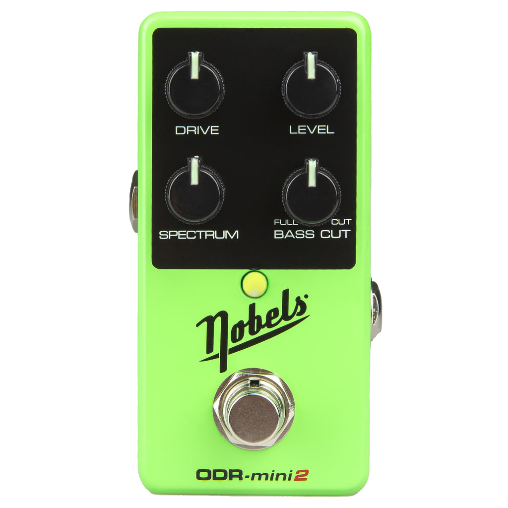 Nobels ODR-mini 2 overdrive pedal — drive level spectrum bass cut knobs