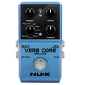 Used NUX Verb Core Deluxe reverb pedal — blue enclosure front view