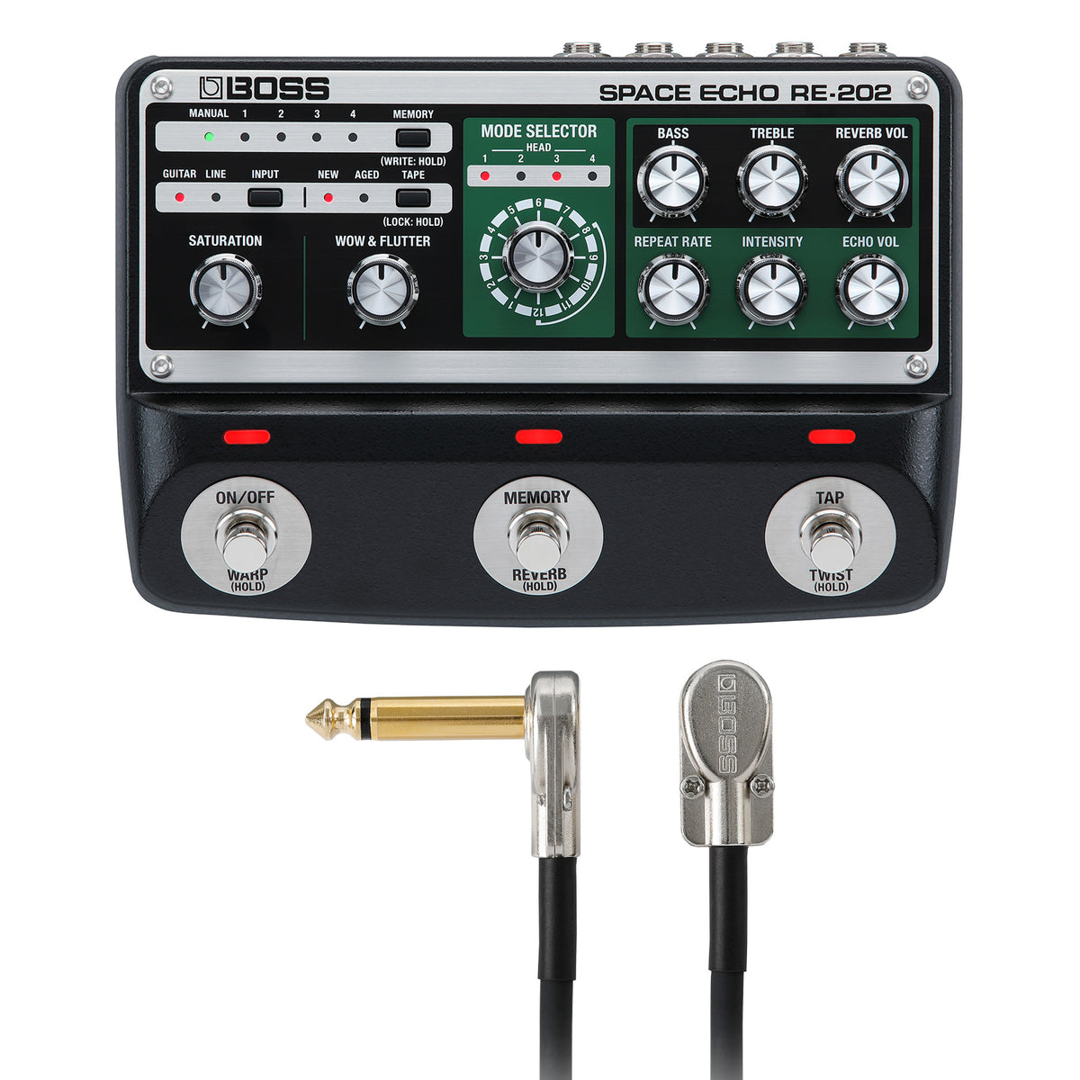 New Boss RE-202 Space Echo Digital Delay Guitar Effects Pedal