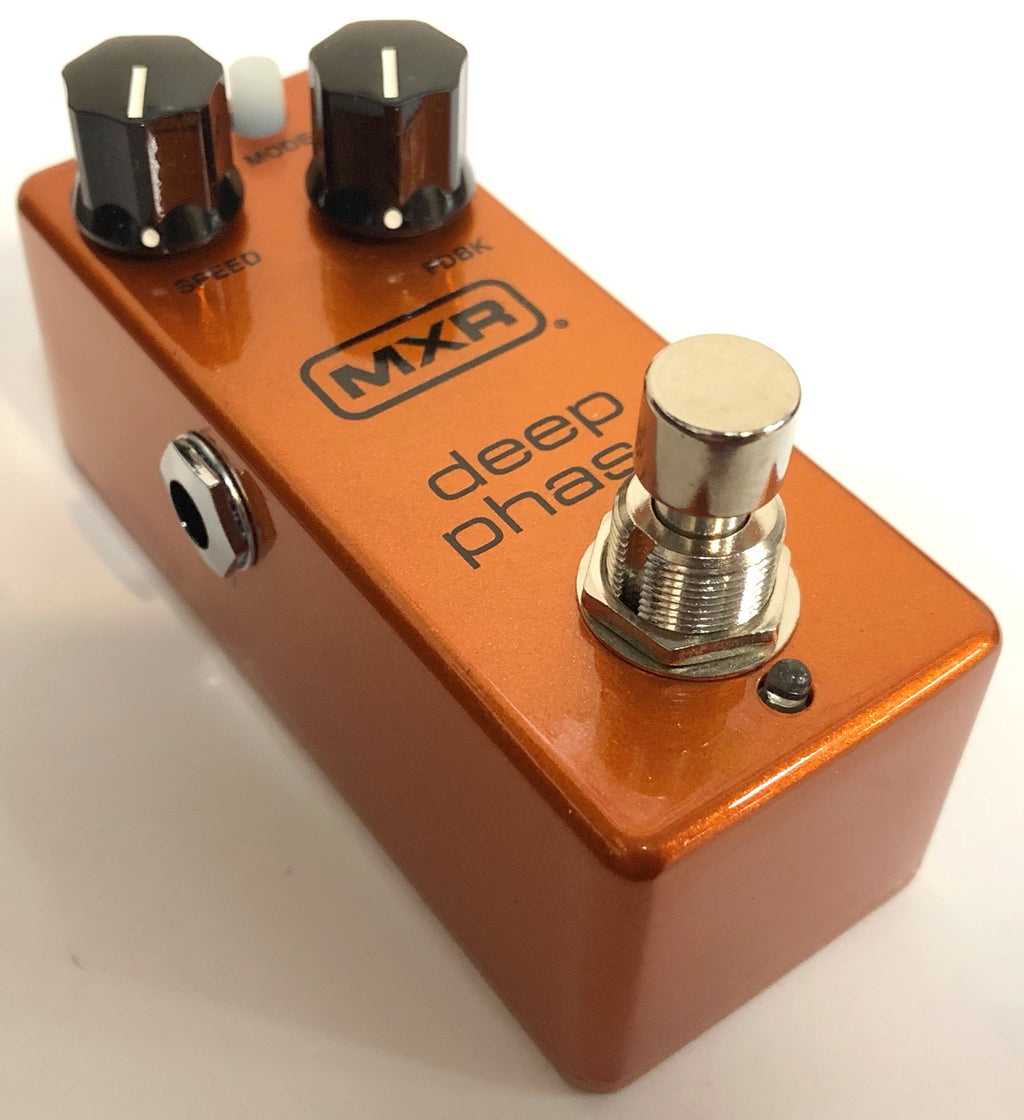 MXR M279 Deep Phase phaser pedal — angled side view