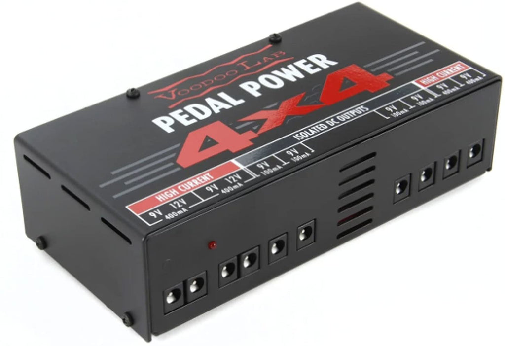 Voodoo Lab Pedal Power 4x4 supply — output jacks detail