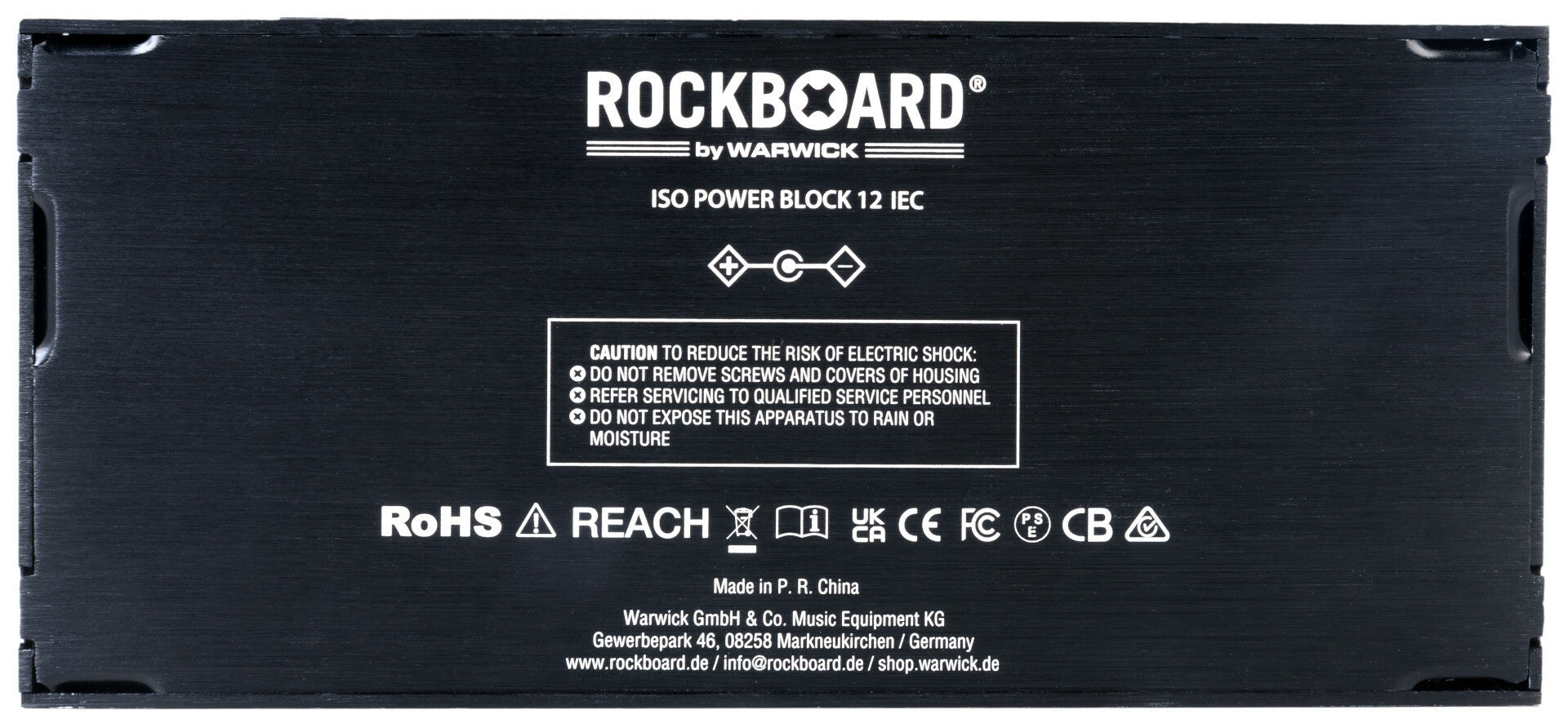 New RockBoard ISO Power Block V12 IEC Isolated Guitar Effects Pedal Power Supply