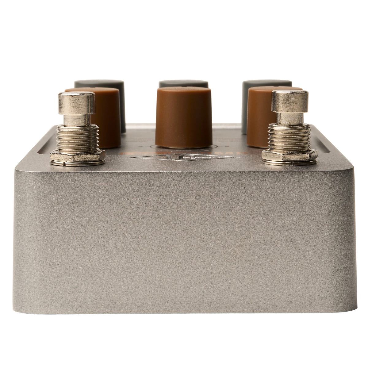 Universal Audio OX Stomp speaker emulator pedal — angled side view