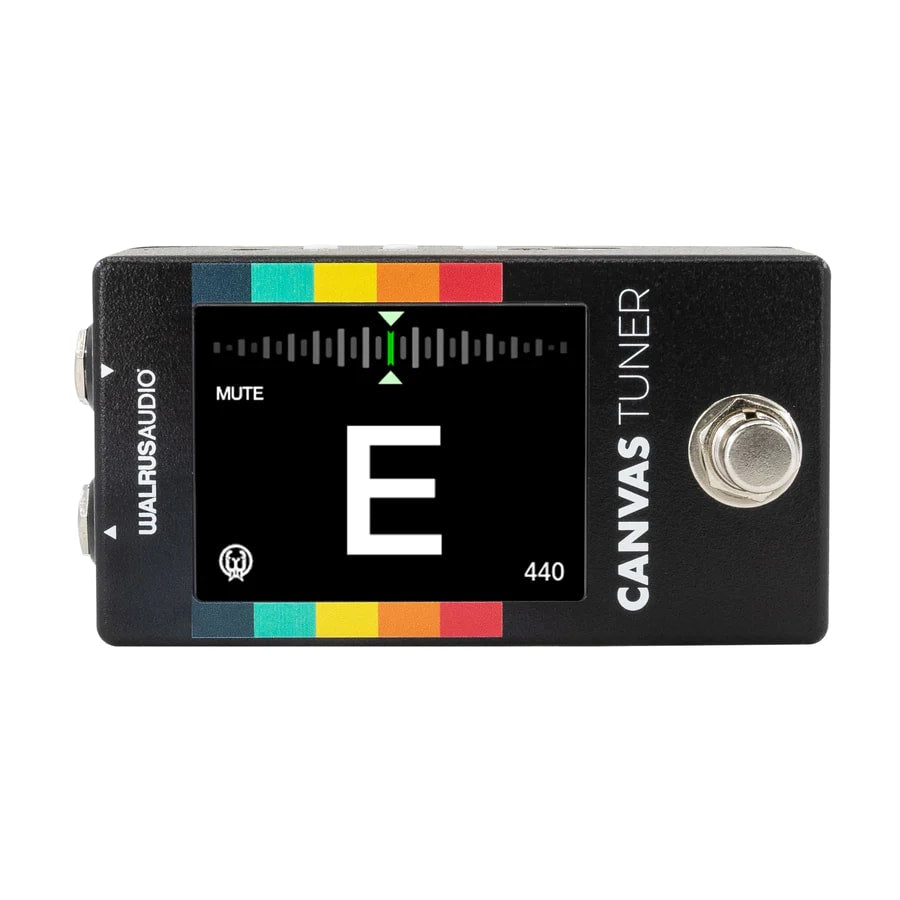 Walrus Audio Canvas Tuner — strobe tuning mode display