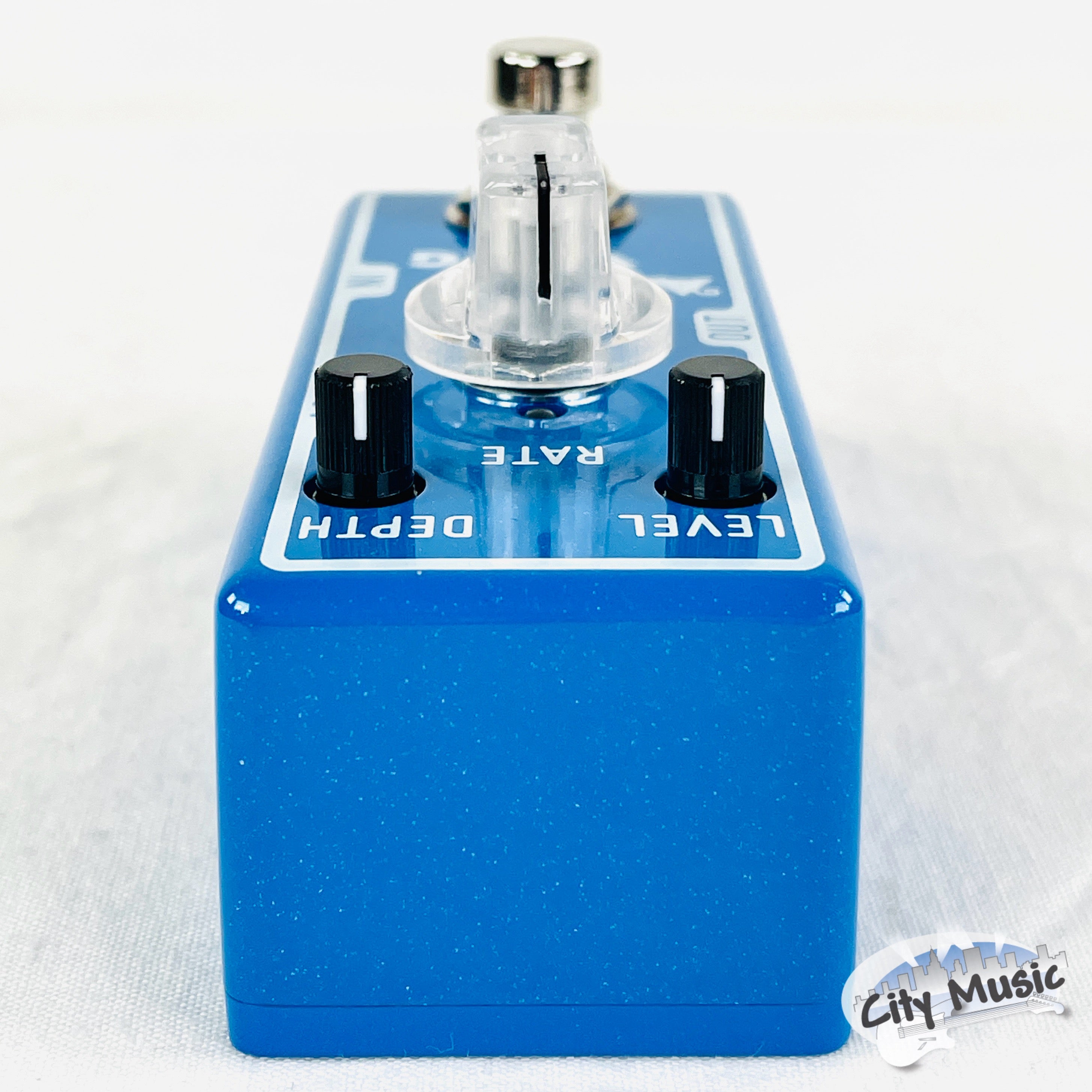 Used Tone City Angel Wing chorus pedal — rear panel view