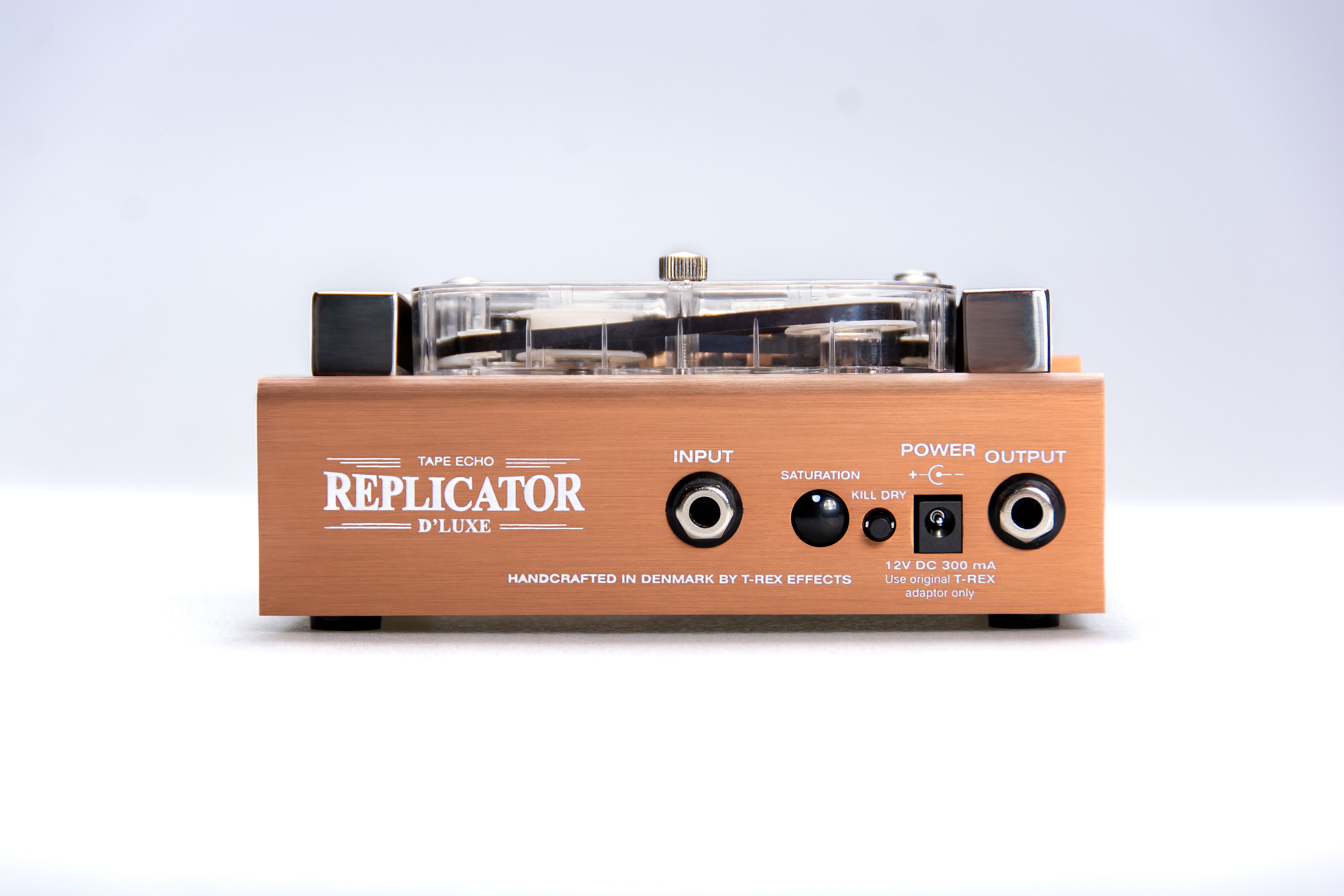 T-Rex Replicator D'Luxe analog tape delay — control knobs detail