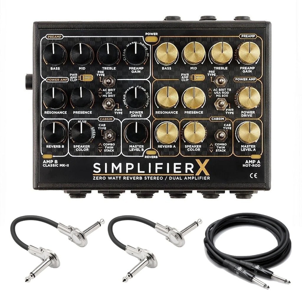 DSM & Humboldt Simplifier X dual amp simulator — top view