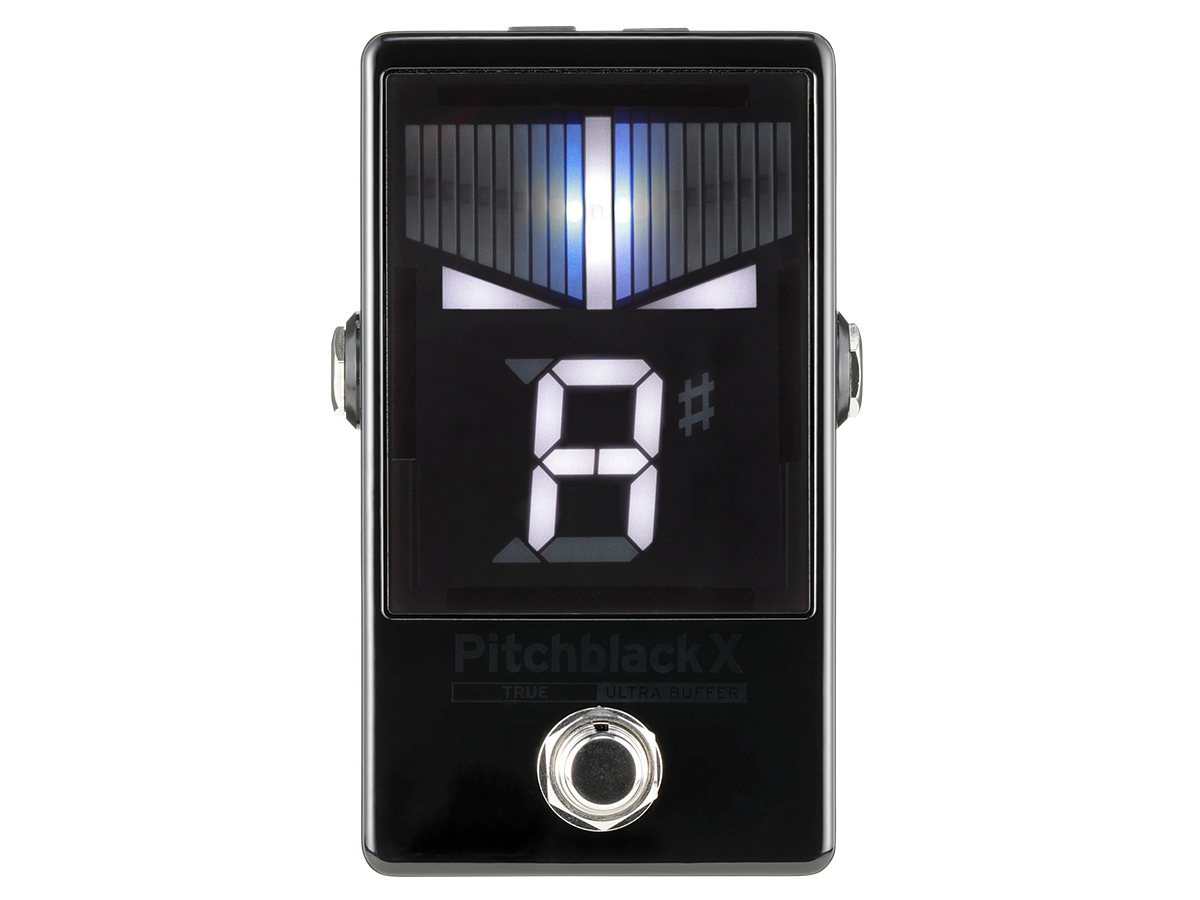 Korg Pitchblack X tuner pedal — features diagram graphic
