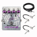 Tech 21 Frank Bello FB48 SansAmp bass pedal — silver with cables