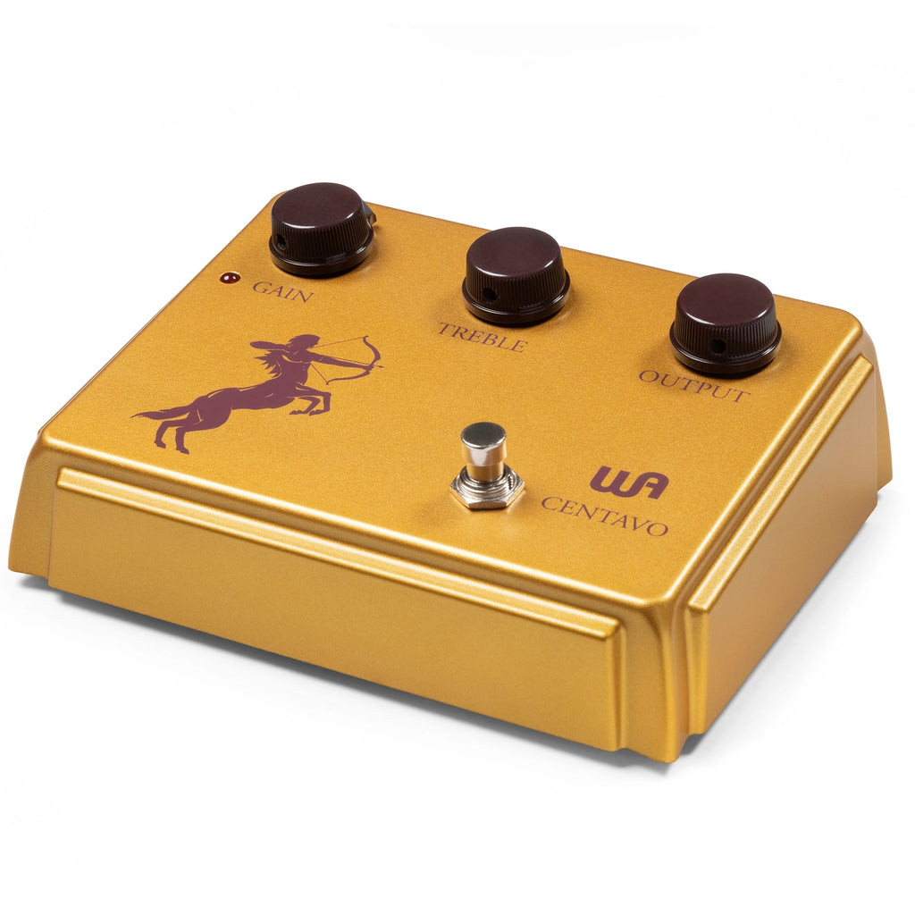 Warm Audio Centavo overdrive pedal Gain Treble Output oxblood knobs